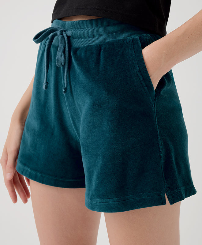 Cotton velour short